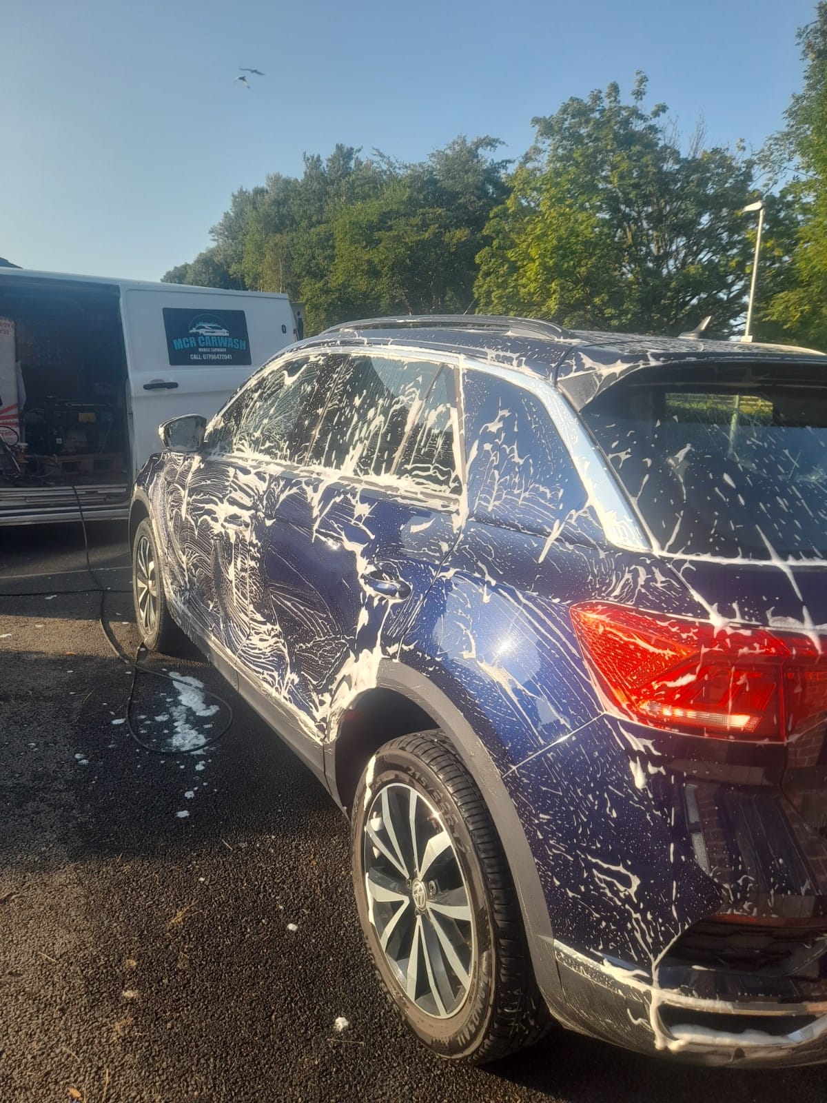 SUV foam wash