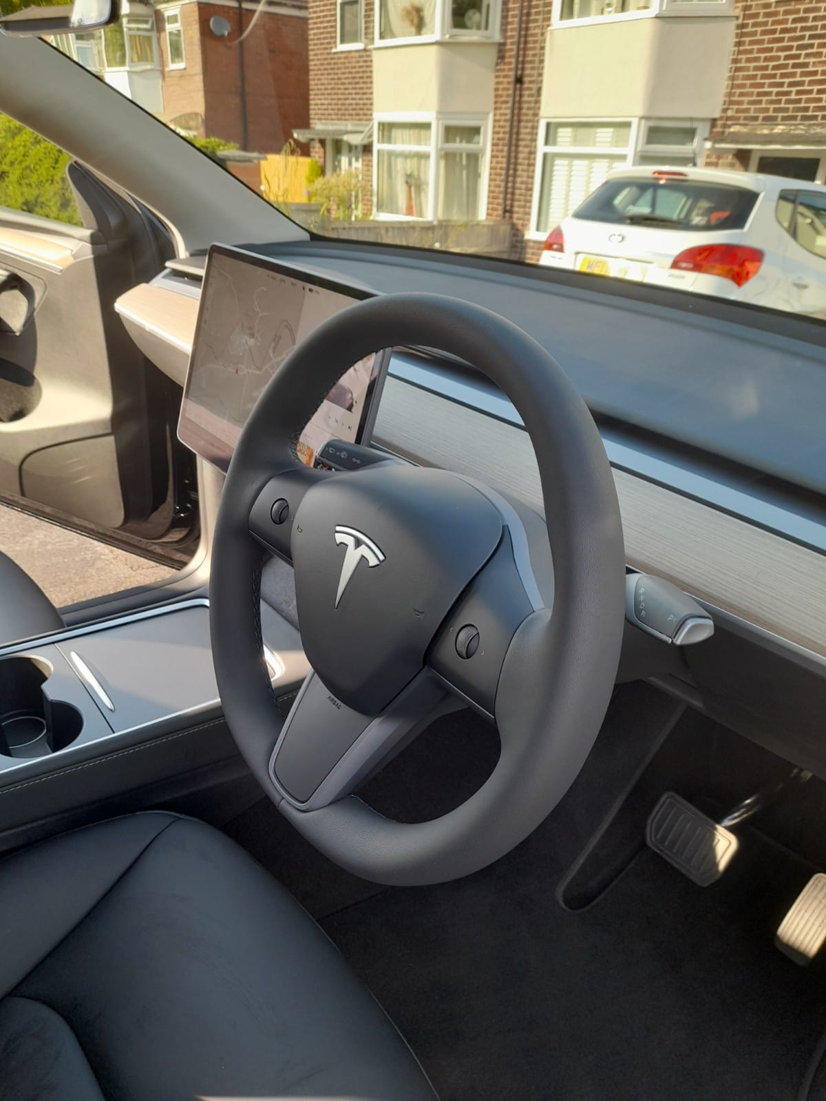 Tesla interior clean