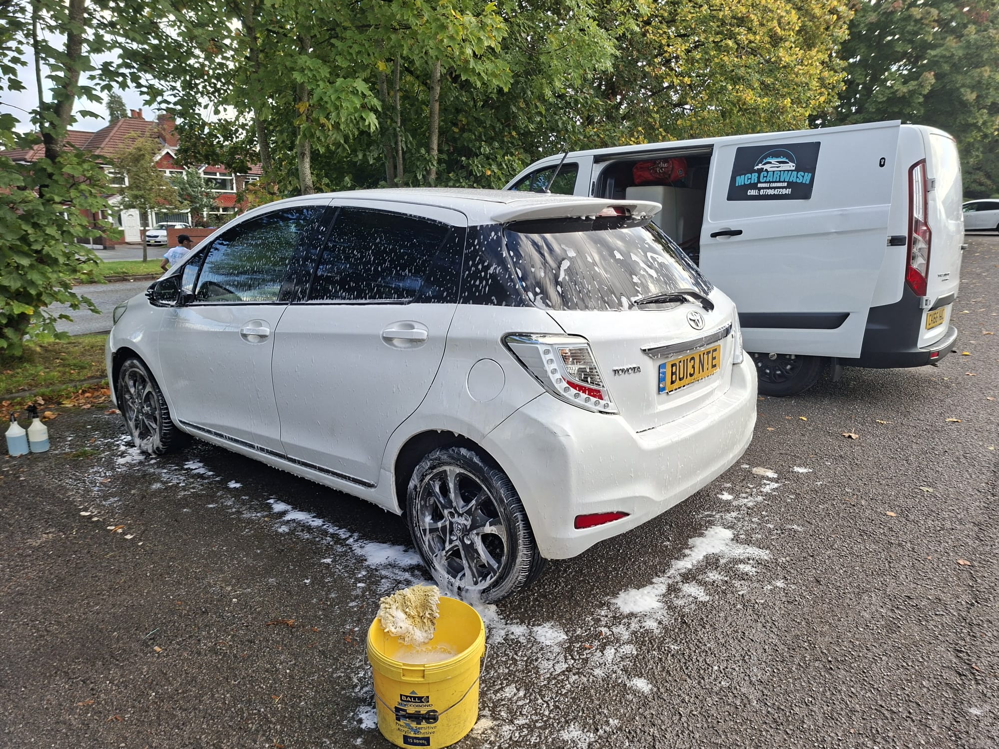 Toyota foam wash MCR Car Wash Manchester